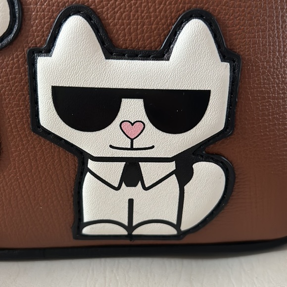 Karl Lagerfeld, Paris, Maybelle purse Crossbody NWT travel cute funko design bag - Picture 4 of 14